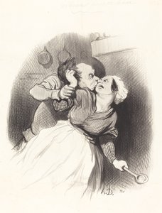 Een terugkeer van de jeugd door Honoré Daumier