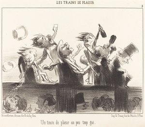 Een iets te vrolijke plezierreis door Honoré Daumier