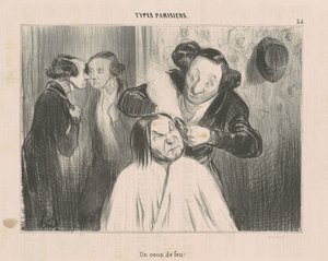 Een Schot! door Honoré Daumier