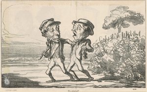 Een crimineel! door Honoré Daumier
