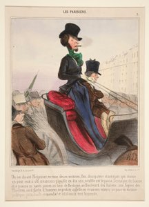 Een zogenaamde handelaar slachtoffer van zijn slachtoffers door Honoré Daumier