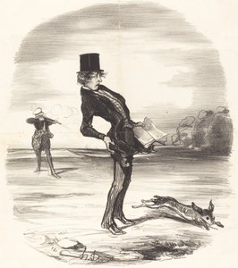 Een verplaatste lading door Honoré Daumier