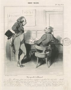 Een Duitse ruzie door Honoré Daumier