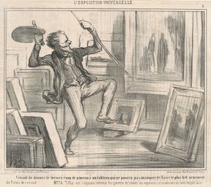 Net de Laatste Penseelstreek Gegeven... door Honoré Daumier