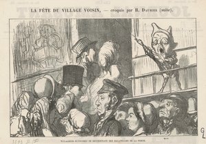 Villageois économes se contentant ... ; A la campagne, pas de grèves de cochers ...