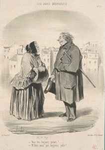 U bent altijd galant! ... door Honoré Daumier