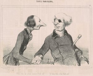 Vous êtes un jeune homme bien né!... door Honoré Daumier