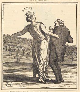 Voyons, monsieur Réac... door Honoré Daumier