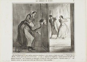 "- Hé, Baptiste, wat schreeuwen die twee al een uur... Ik weet zeker dat ze vechten! - Oh nee, ze maken zulke grappige bewegingen, dat is hilarisch... Ik heb het: ze repeteren een tragedie die ze zullen opvoeren op het feest van Madame Follemèche... Lu