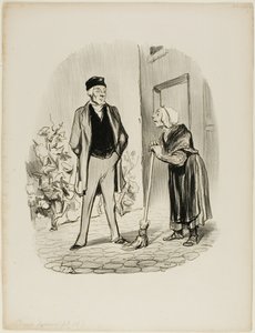 "Hoe voelt u zich vandaag, meneer Chapolard - Madame Pochet, een conciërge die weet hoe ze zich moet gedragen, hoort haar huisbaas alleen in de derde persoon aan te spreken. - Hoe kan ik u in de derde persoon aanspreken, aangezien u de eerste persoon bent 
