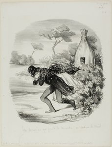 A Gentleman Who Wanted to Study the Habits of Bees too Closely, plaat 6 uit Pastorales