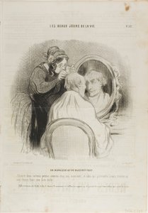 Een overdreven verjonging. "Slechts twee of drie sessies met mij, Monsieur, en iedereen die nog steeds beweert een grijze haar op u te vinden, is een kwaadwillend persoon." In feite, sinds het einde van de tweede sessie, ziet Monsieur