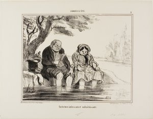 Interessante en verfrissende lectuur, plaat 3 van Croquis D