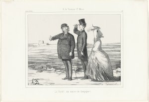 Bij Varenne, Saint-Maur. "Daar! Mijn landhuis", plaat 418 uit Souvenirs d