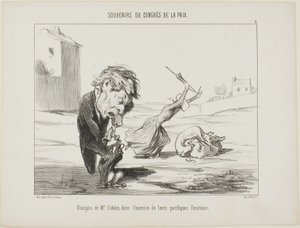 Volgelingen van Mr. Cobden die hun vreedzame functies uitoefenen, plaat 5 van Souvenirs Du Congres De La Paix