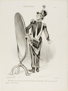 "Ik weet inderdaad niet hoe ze er bij Austerlitz uitzagen, maar ze hadden er nauwelijks beter uit kunnen zien," plaat 7 van Coquetterie