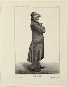 Mr. Fulchir.., plaat 273 van Cartooning Celebrities door Honoré Victorin Daumier