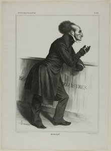 Mr. Joliv...., plaat 346 van Cartooning Celebrities door Honoré Victorin Daumier