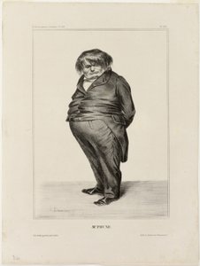 Mr. Prune, plaat 288 uit Célébrités de la Caricature