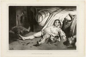 Rue Transnonain, op 15 april 1834, 2 oktober 1834, plaat 24 van L