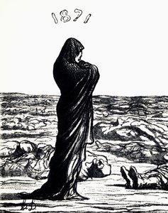 1871, Allegorie door Honoré Daumier