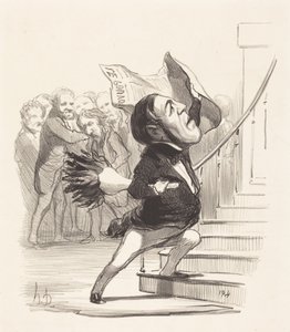 A. Granier de Cassagnac door Honoré Daumier