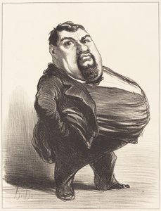 Antony Thouret door Honoré Daumier