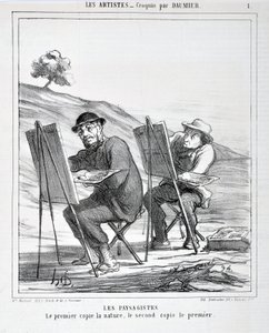 Serie LES ARTISTS Les paysagistes: 