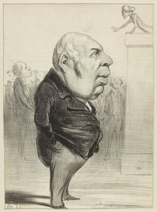 ‘Berryer’ door Honoré Daumier