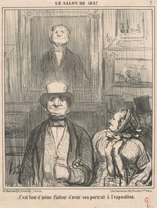 Het is toch vleiend om te hebben door Honoré Daumier
