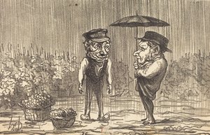 Je mag niet klagen over deze tijden... door Honoré Daumier