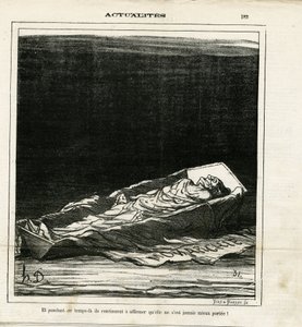 Illustratie door Honoré Daumier (1808-1879) in Le Charivari