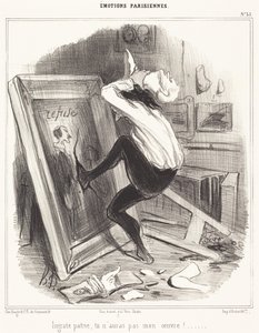 Ondankbaar vaderland, jij zult mijn werk niet krijgen!... door Honoré Daumier