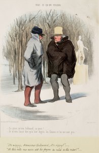 Het knijpt, meneer Galimard, het knijpt!... door Honoré Daumier