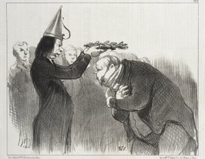 De volgende prijsuitreiking aan de Académie Française door Honoré Daumier