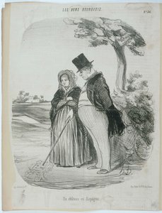 Een Kasteel in Spanje door Honoré Daumier