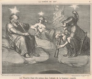 De planeten zelf zijnde door Honoré Daumier
