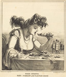 Madame Gargantua door Honoré Daumier