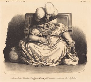 Marie-Louise-Charlotte-Philippinepairie door Honoré Daumier