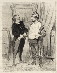 Mijn beste, ik verzeker je dat ik je... door Honoré Daumier
