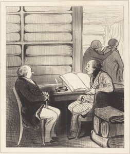 Ja, mijn beste meneer Badoulard, ik ga... door Honoré Daumier