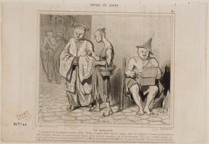 De bedelaars door Honoré Daumier