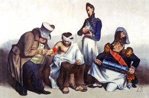 Behandeling van Frankrijk na de revolutie van 1830 door Honoré Daumier