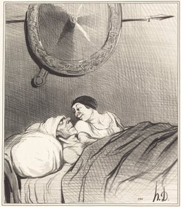Ulysse et Pénélope door Honoré Daumier