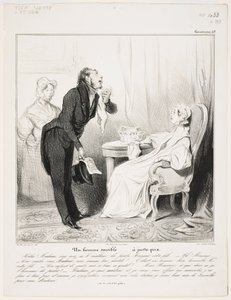 Un Homme Sensible door Honoré Daumier