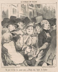 Een Dag Zonder Betaling door Honoré Daumier