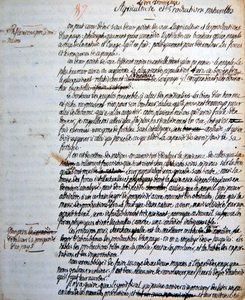 Pagina uit Mirabeau