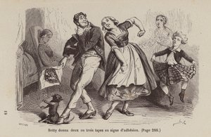 Illustratie voor Un Bon Petit Diable door Horace (after) Castelli