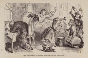 Illustratie voor Un Bon Petit Diable door Horace (after) Castelli