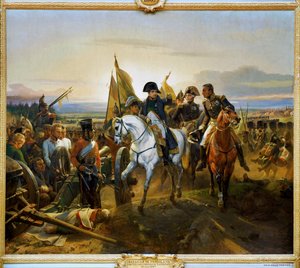 Slag bij Friedland gewonnen door keizer Napoleon I op 14 juni 1807 ...
